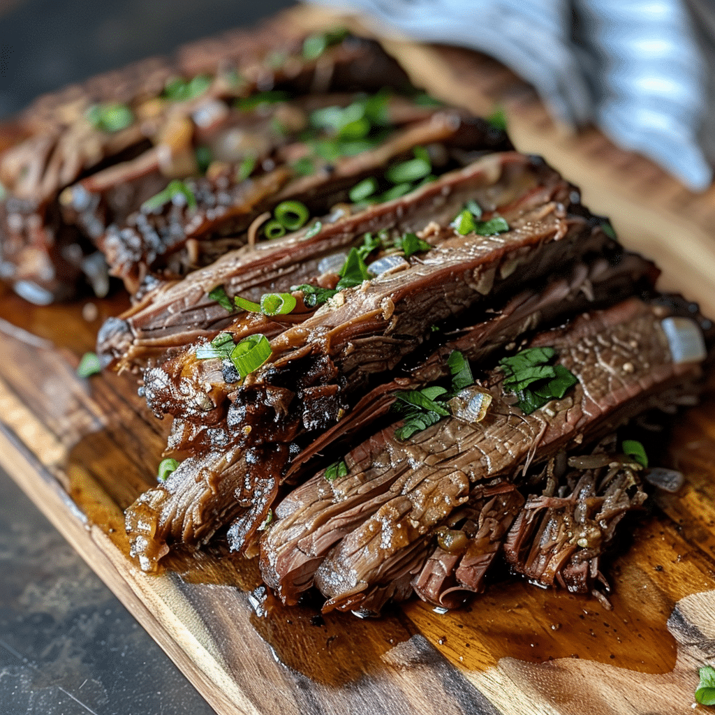 Receta de Brisket en Olla Lenta