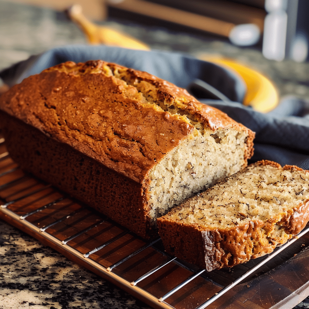 Receta Pan de Banana para acompañar como postre, receta de Chef Goya