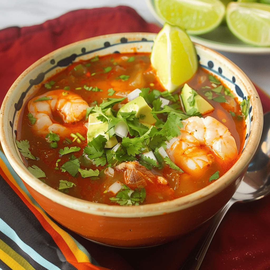 Caldo de Mariscos Receta Mexicana