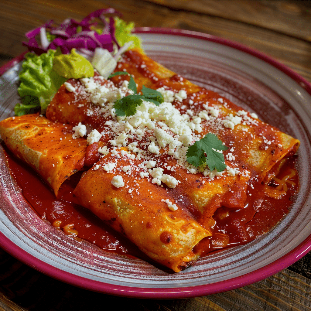 Una receta de enchiladas zacatecas de Chef Goya