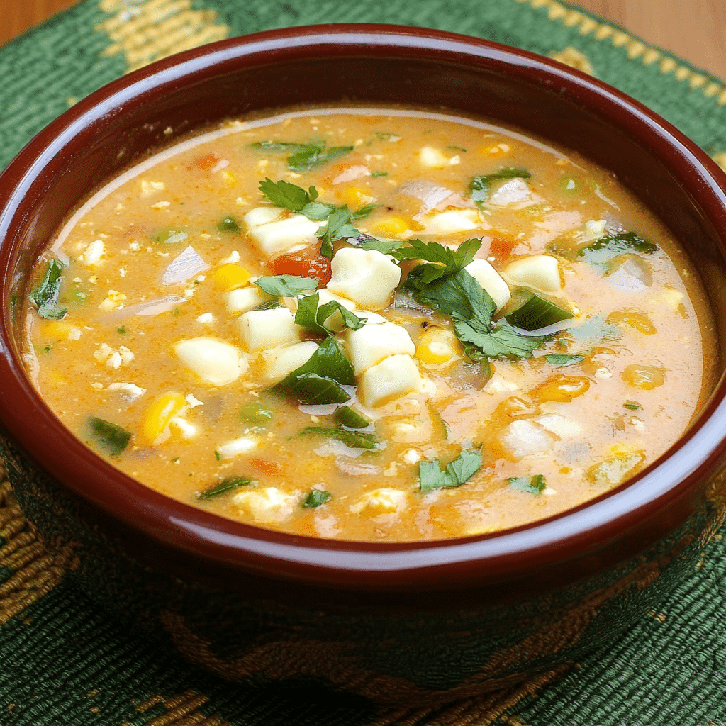 Una sopa de elote a la mexicana lista para disfrutar en tu almuerzo, receta de Chef Goya