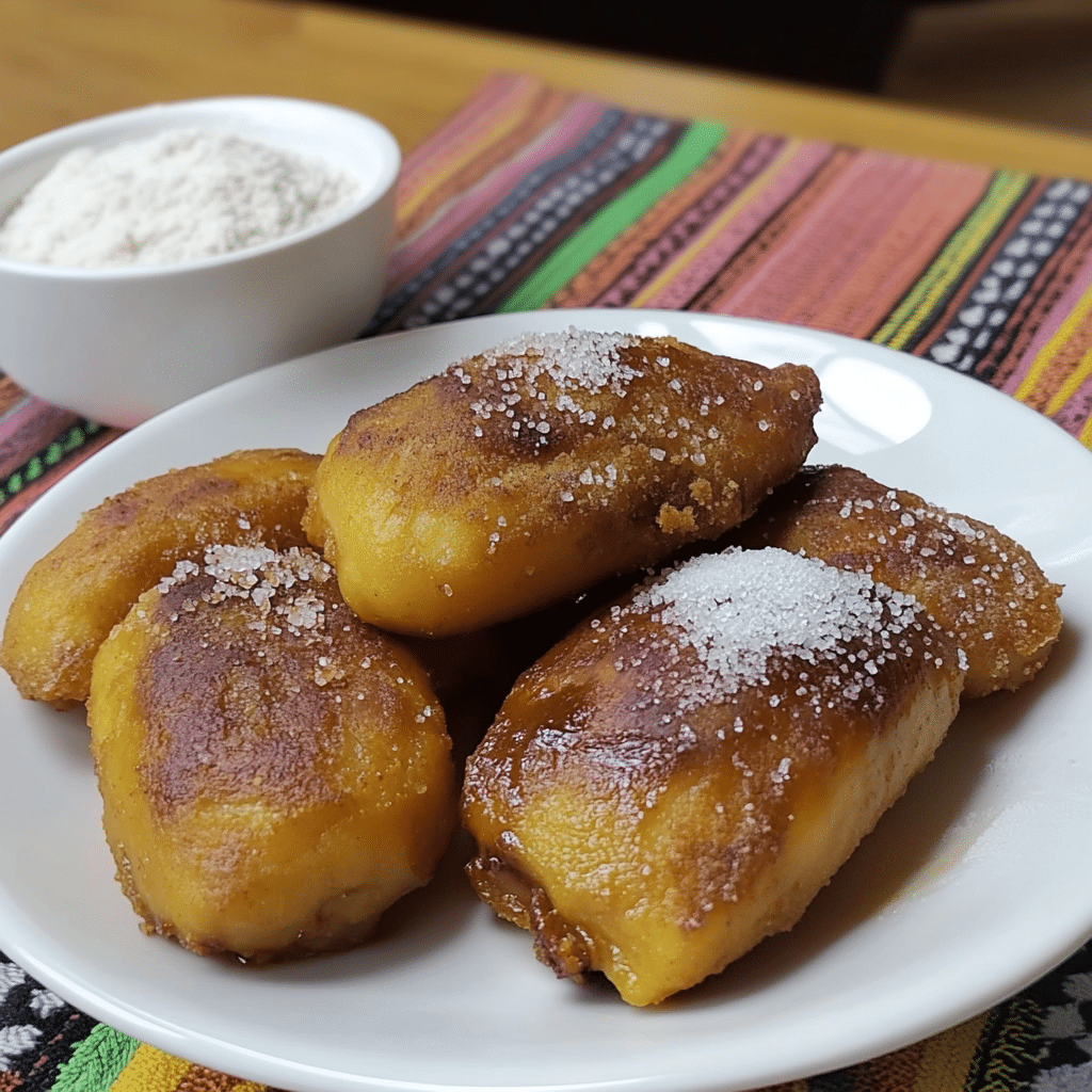 Un plato de rellenitos guatemaltecos, si deseas un postre rápido y delicioso para hacer, receta de Chef Goya.