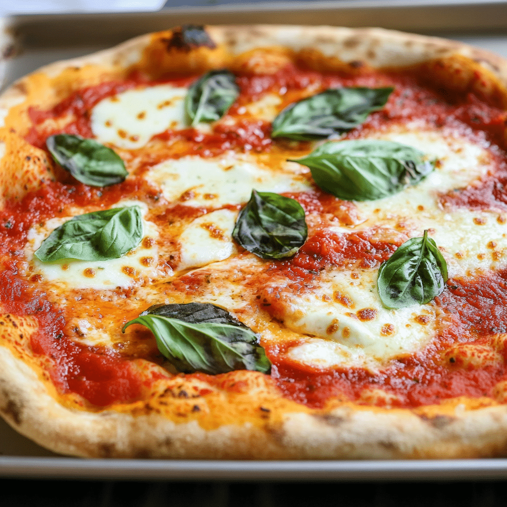 Una pizza napolitana, si deseas probar y compartir esta pizza en familia, receta de Chef Goya.
