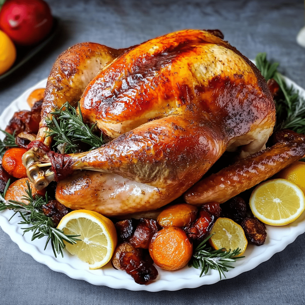 Una bandeja con pavo de accion de gracias, si deseas soprender a tu familia en este dia especial, receta de Chef Goya.