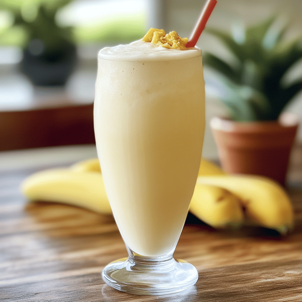 Una vaso con piña colada, si deseas una bebida refresacante para un dia caluroso, receta de Chef Goya.