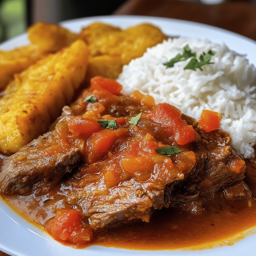 Un plato con sobrebarriga, si deseas hacer una receta diferente y deliciosa en casa, receta de Chef Goya.